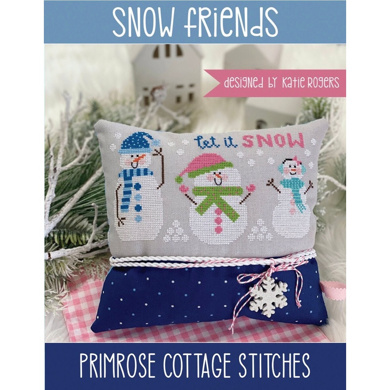 Snow Friends Cross Stitch by Katie Rogers of Primrose Cottage – PAPER Pattern PCS-065