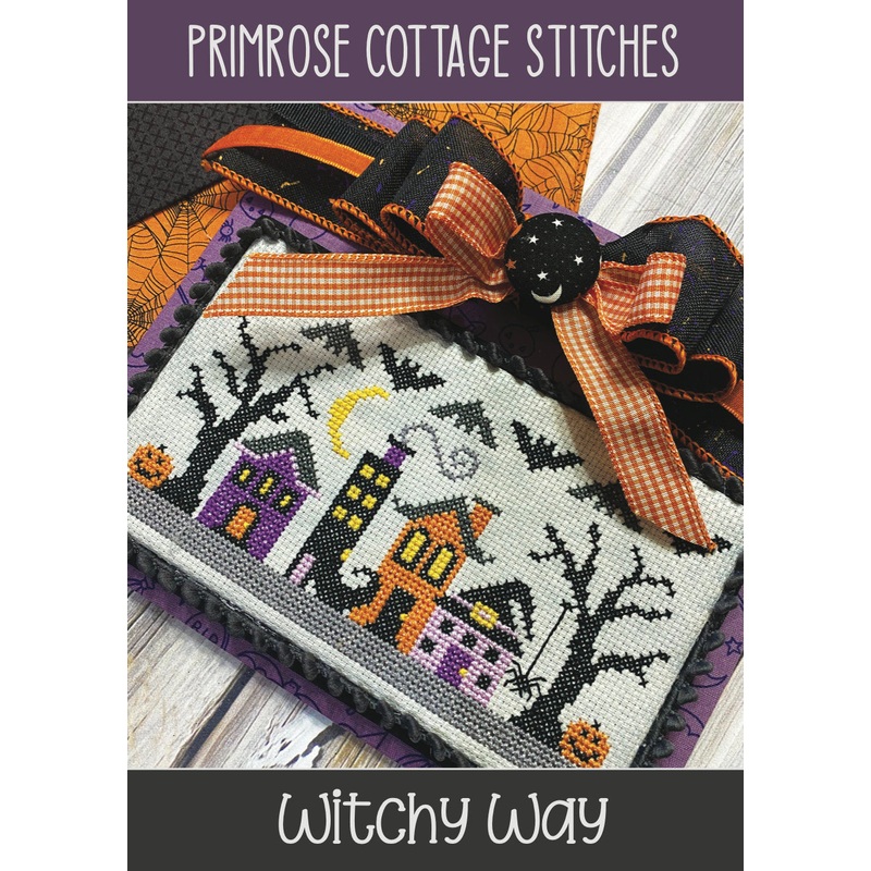 Witchy Way Cross Stitch by Lindsey Weight of Primrose Cottage Stitches – PAPER Pattern PCS-024