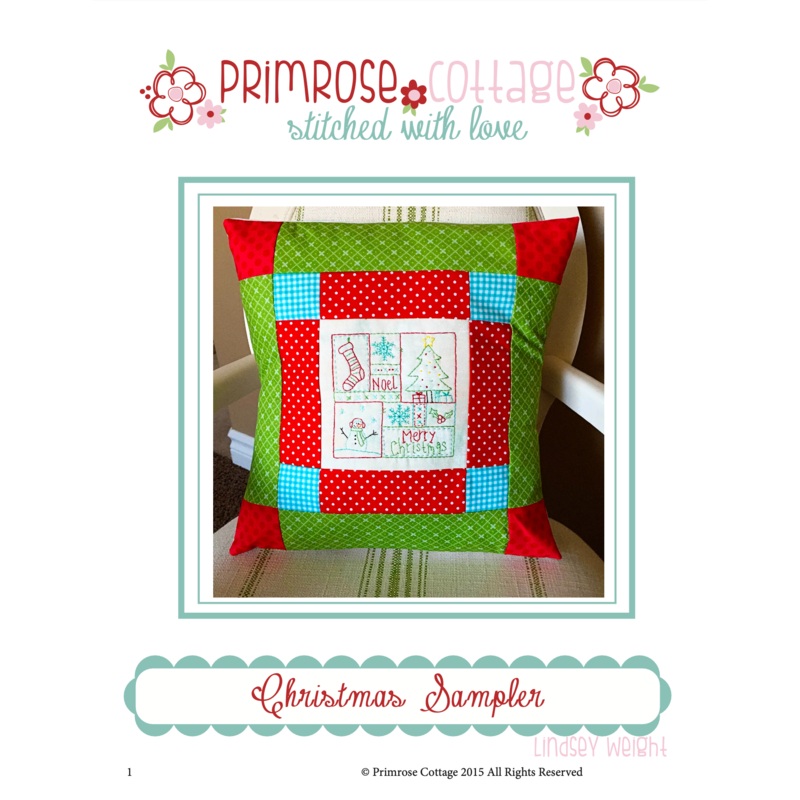 Christmas Sampler by Lindsey Weight of Primrose Cottage Quilts –  Quilt PDF Pattern