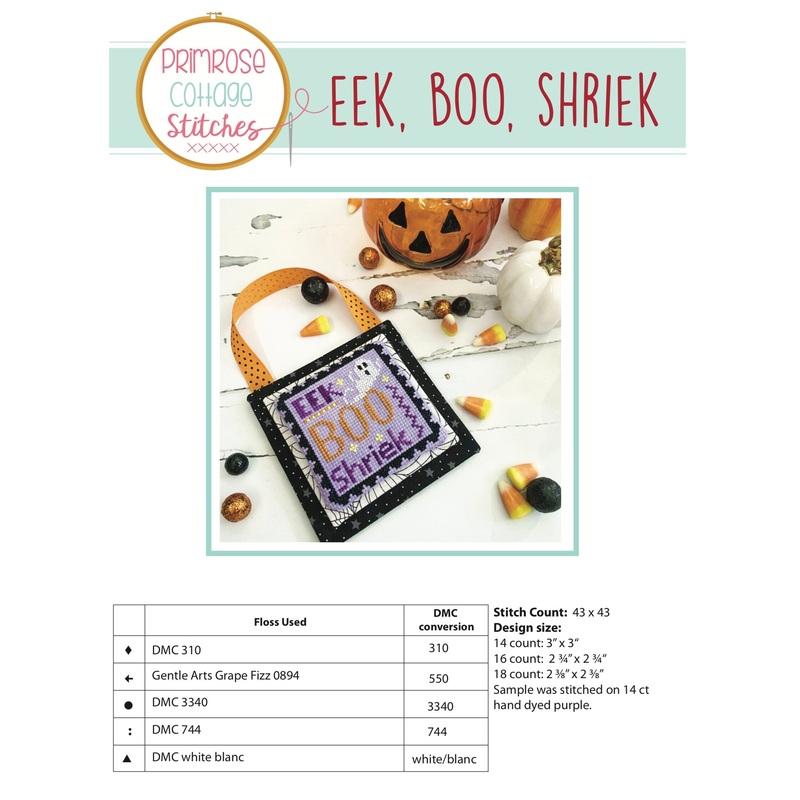 Eek Boo Shriek – Lindsey’s Stamp Series  – PDF Pattern