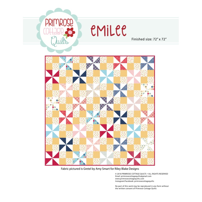 Emilee by Lindsey Weight of Primrose Cottage Quilts – Quilt PDF Pattern