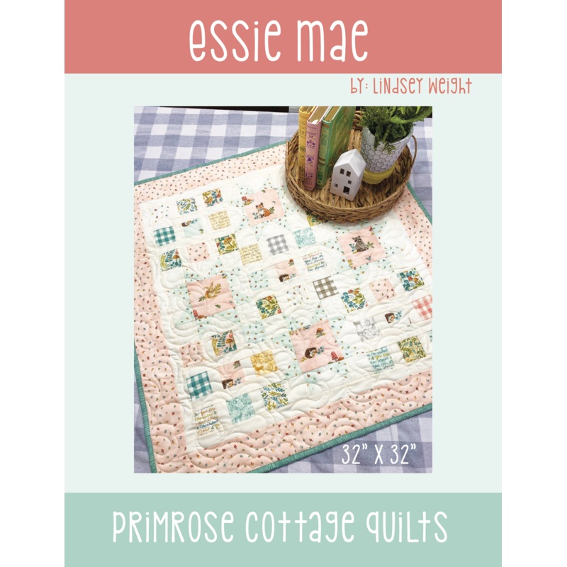 Essie Mae by Lindsey Weight of Primrose Cottage Quilts – Table Topper PDF Pattern