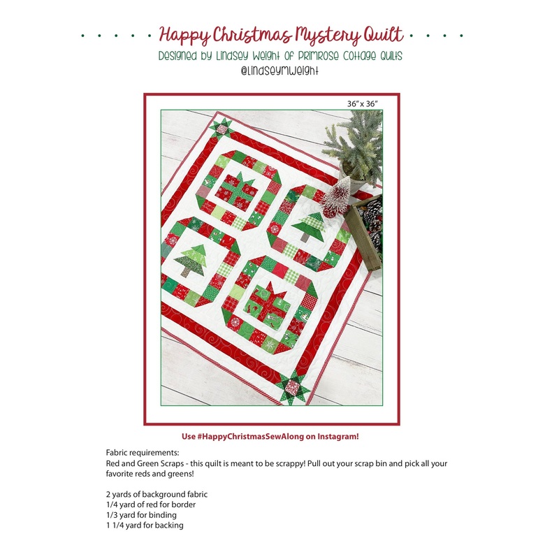 Happy Christmas by Lindsey Weight of Primrose Cottage Quilts – Quilt PDF Pattern