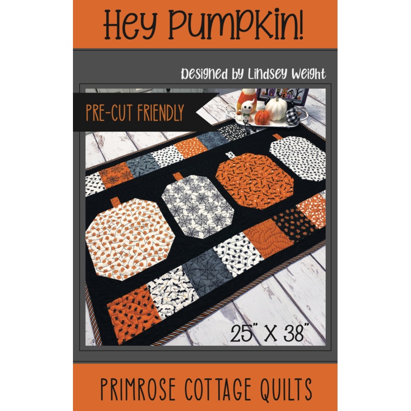 Hey Pumpkin Pattern by Lindsey Weight of Primrose Cottage Quilts – Quilt PDF Pattern