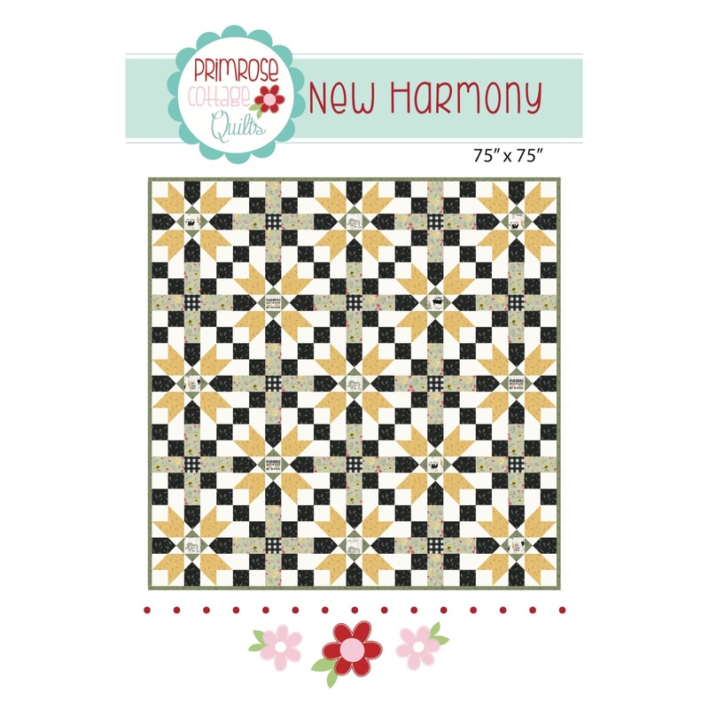 New Harmony by Lindsey Weight of Primrose Cottage Quilts – Quilt PDF Pattern