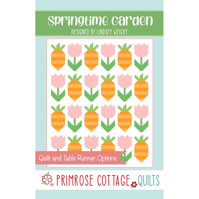 Springtime Garden by Lindsey Weight of Primrose Cottage Quilts – Quilt PDF Pattern
