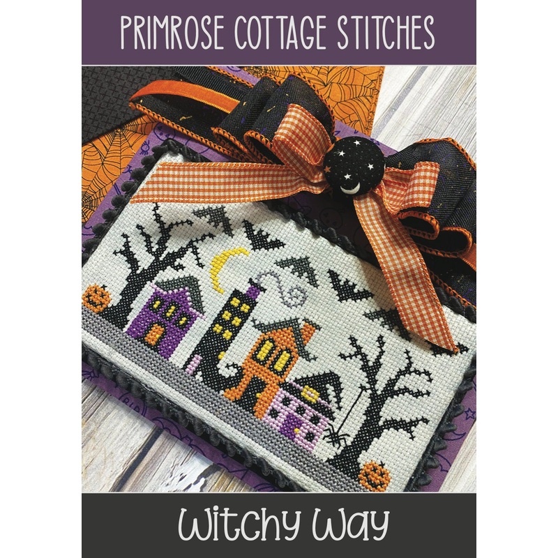 Witchy Way Cross Stitch by Lindsey Weight of Primrose Cottage Quilts – PDF Pattern