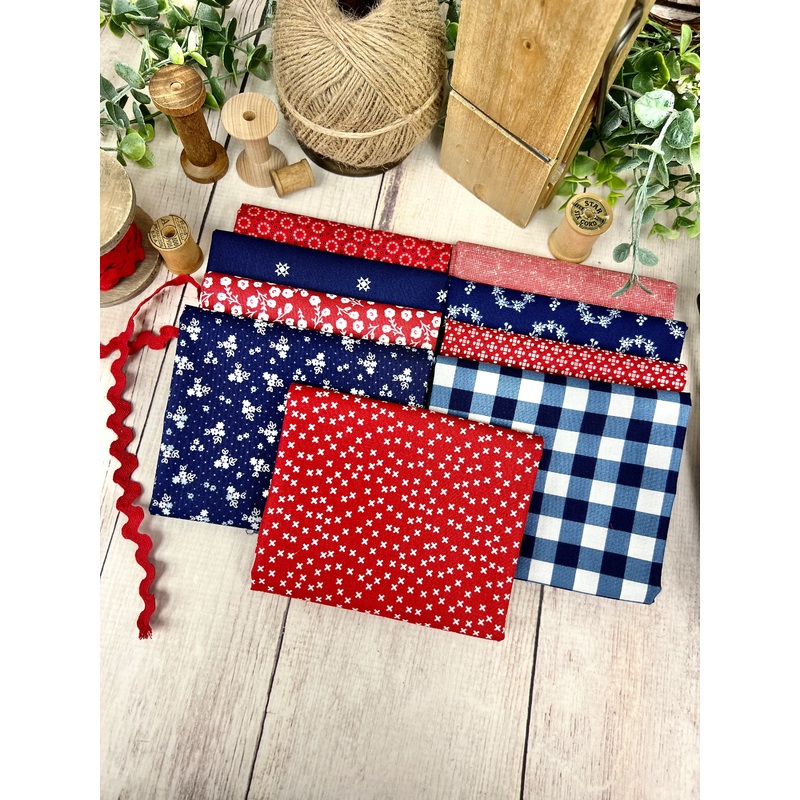 Bandana Bundle Curated by Primrose Cottage – 9 Fat Quarters FQB-178