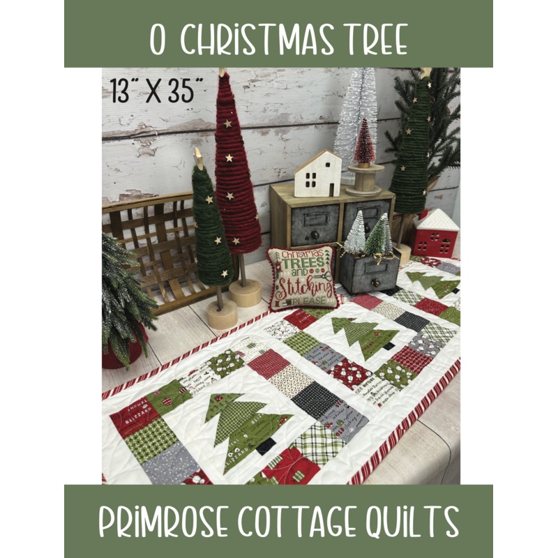 O Christmas Tree II by Lindsey Weight of Primrose Cottage Quilts – Quilt PDF Pattern