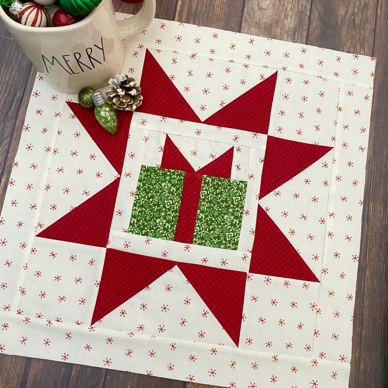 Present in a Star Block by Lindsey Weight of Primrose Cottage Quilts – Quilt PDF Pattern