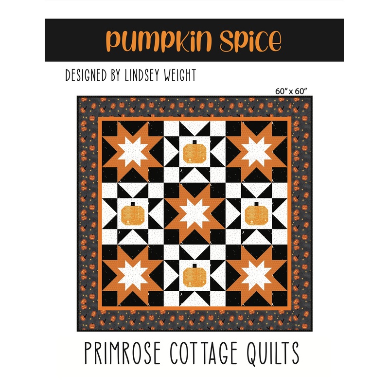 Pumpkin Spice by Lindsey Weight of Primrose Cottage Quilts – Quilt PDF Pattern