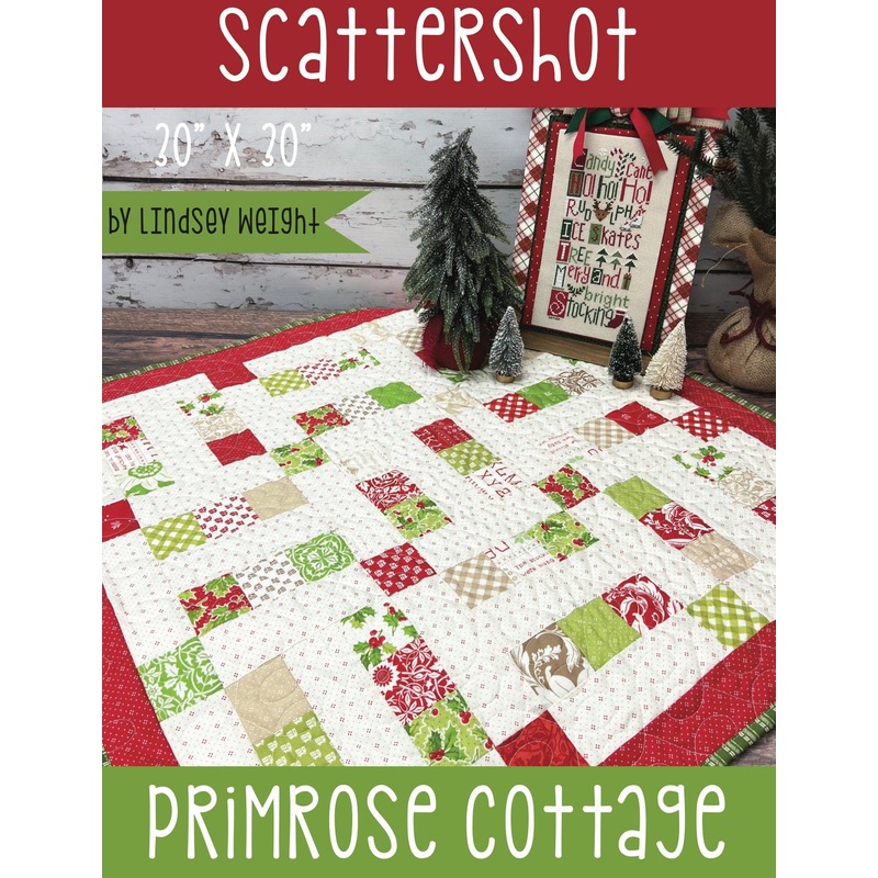 Scattershot by Lindsey Weight of Primrose Cottage Quilts – Table Topper PDF Pattern