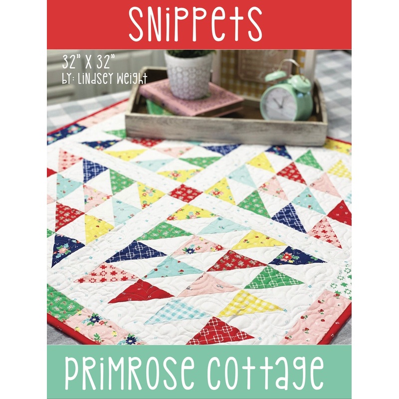 Snippets by Lindsey Weight of Primrose Cottage Quilts – Table Topper PDF Pattern