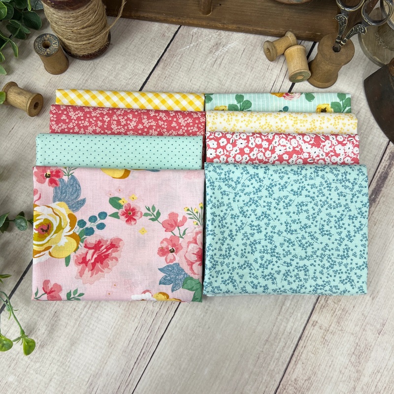 Spring Gardens by My Minds Eye for Riley Blake Designs 8 Fat Quarters FQB-150