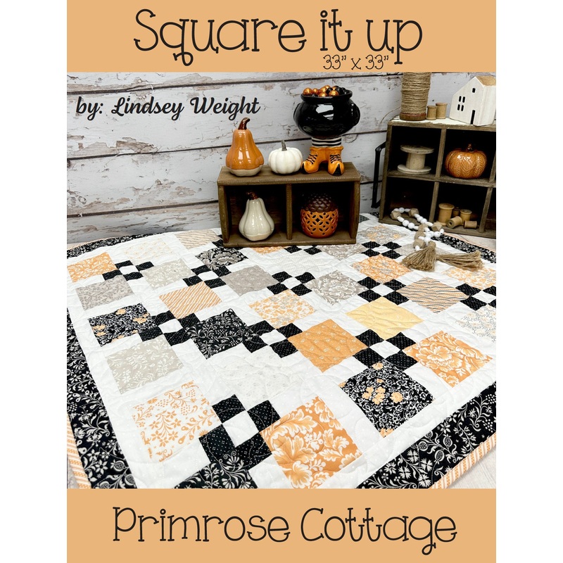 Square It Up by Lindsey Weight of Primrose Cottage Quilts – Table Topper PDF Pattern