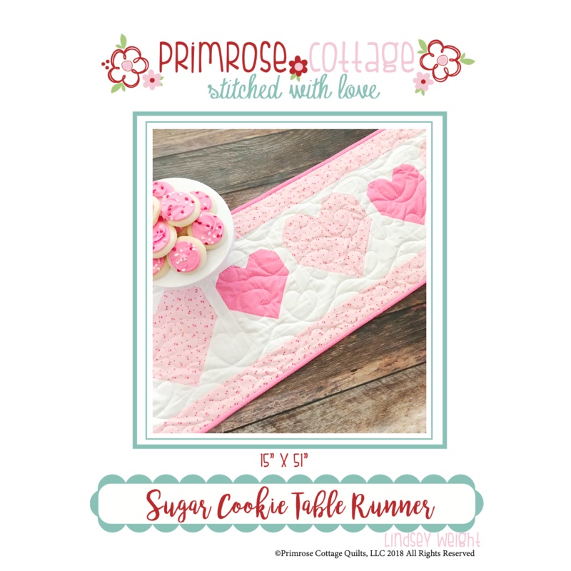 Sugar Cookie Table Runner by Lindsey Weight of Primrose Cottage Quilts – Quilt PDF Pattern