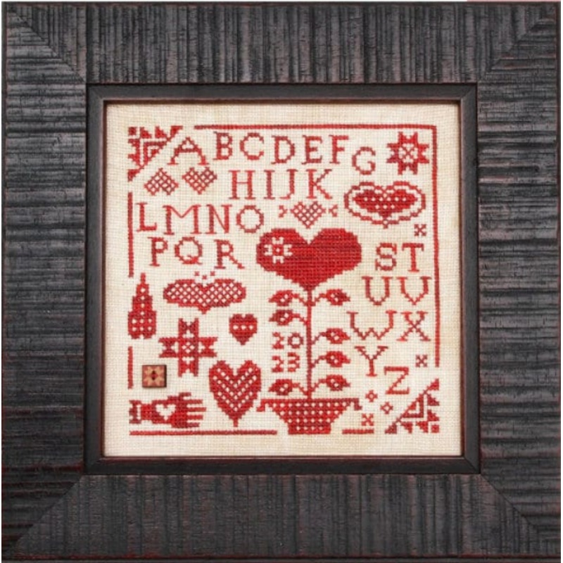 2023 Collector’s Heart Cross Stitch KIT by Heart in Hand