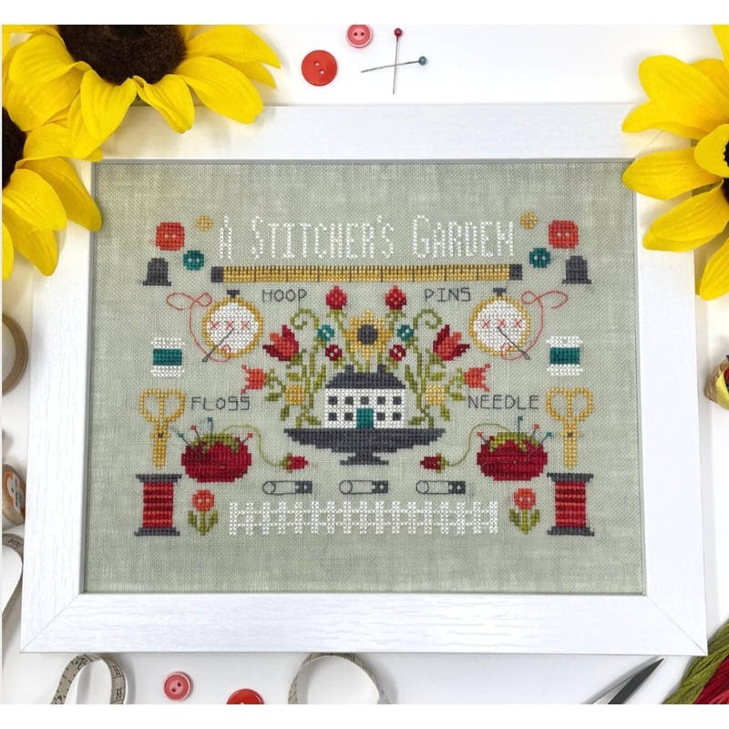 A Stitcher’s Garden Cross Stitch by Tiny Modernist – Paper Pattern
