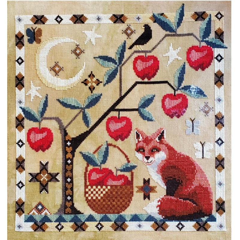 Abalonia’s Apple Tree Cross Stitch by The Artsy Housewife – Paper Pattern