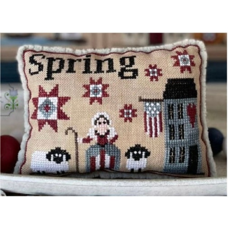 American Season – Spring Cross Stitch by Mani Di Donna – Paper Pattern