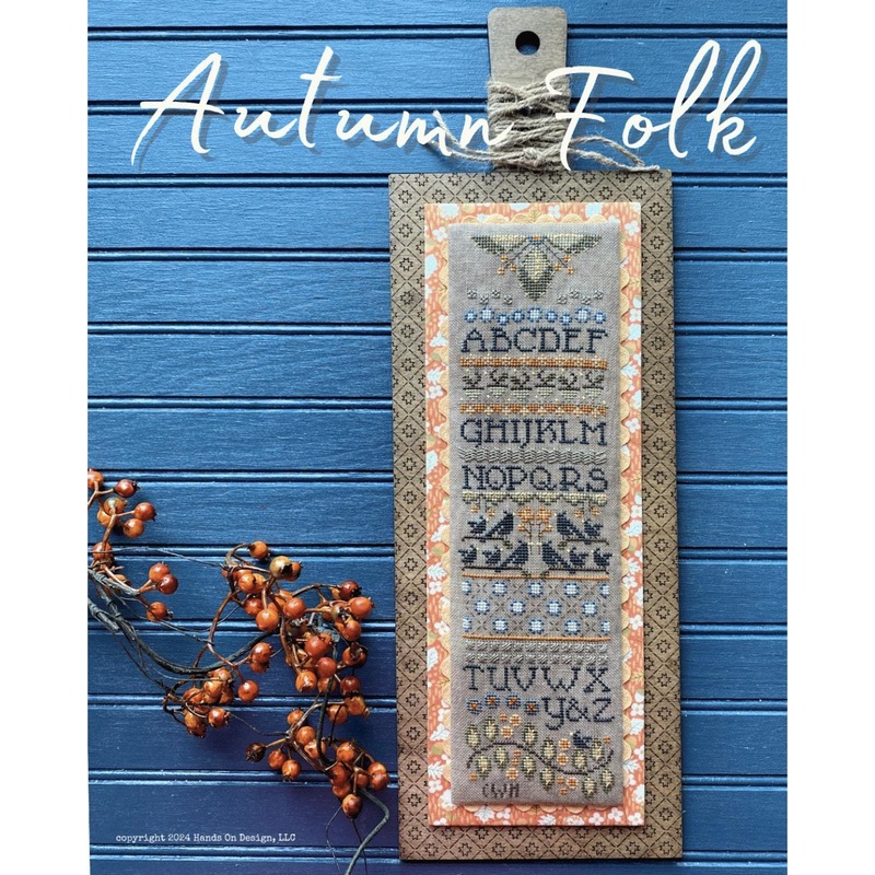 Autumn Folk Cross Stitch by Hands on Design – Paper Pattern