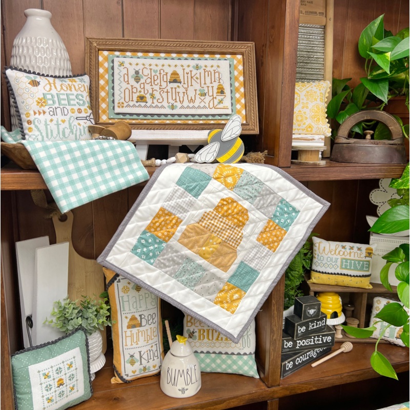 B is for Beehive  (Lindsey’s Alphabet Series) – PDF Pattern