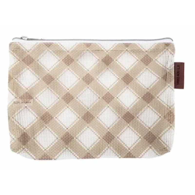 Burlap Mini Mad for Plaid Project Bag