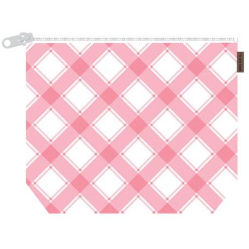 Peony Mad for Plaid Project Bag