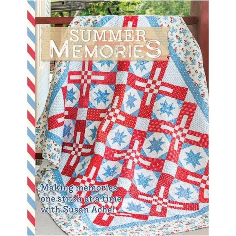 Summer Memories Quilt & Cross Stitch BookSusan Ache for It’s Sew Emma #ISE-954