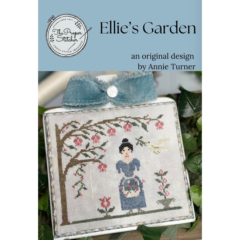 Ellie’s Garden Cross Stitch by Annie Turner of The Proper Stitcher- Paper Pattern