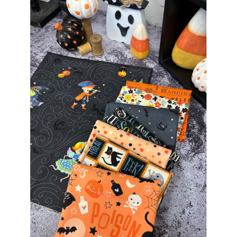 Haunted by Brenda Walton for Free Spirit 8 Fat Quarters FQB-189