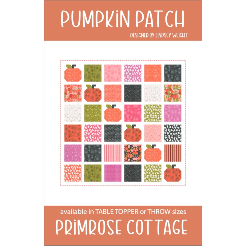 Pumpkin Patch by Lindsey Weight of Primrose Cottage Quilts – Quilt PDF Pattern