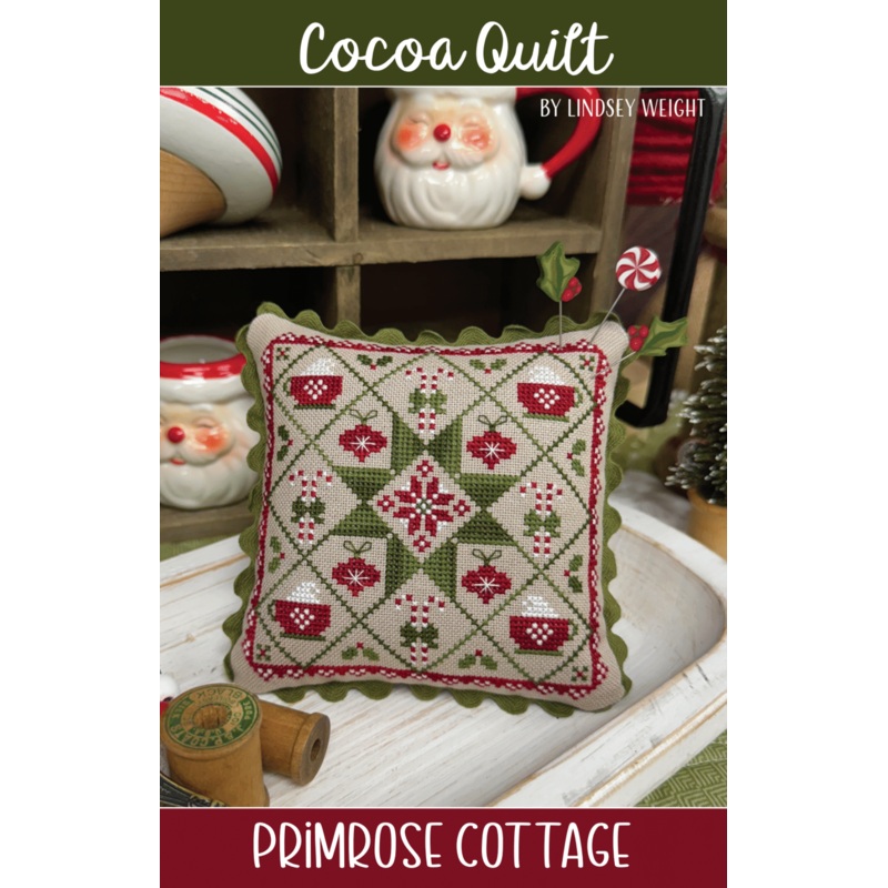Cocoa Quilt Cross Stitch by Lindsey Weight of Primrose Cottage – PAPER Pattern PCS-152