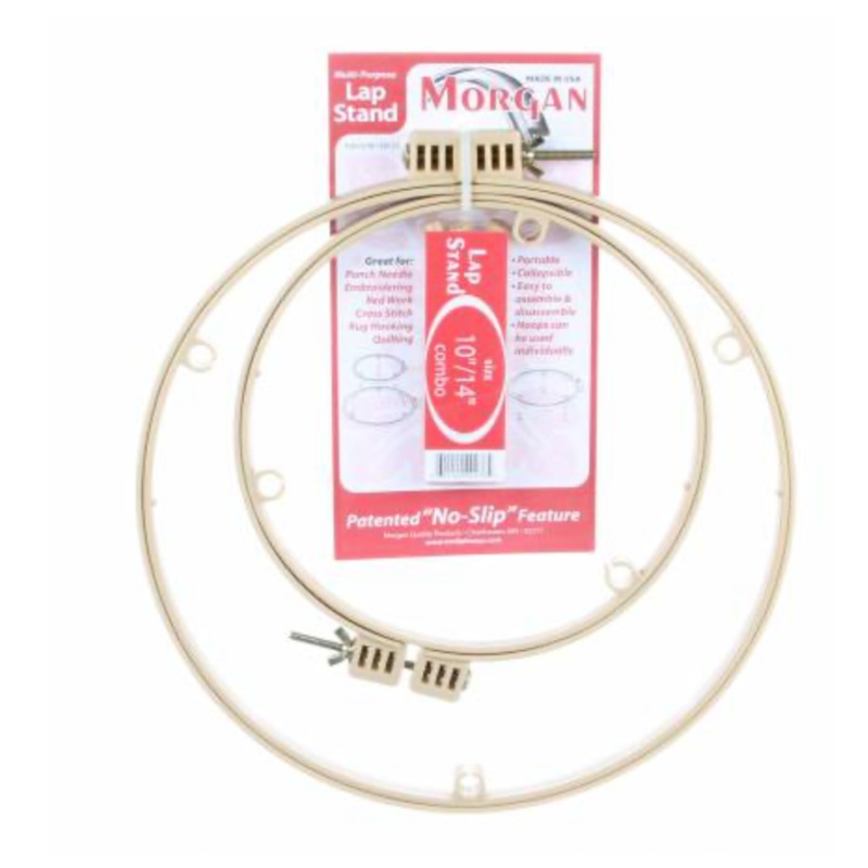 Lap Stand with 10in/14in Hoop Combo – Punch Needle