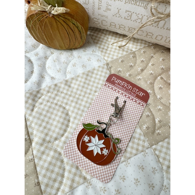 Pumpkin Star Charm by Primrose Cottage