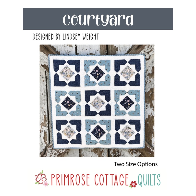 Courtyard Pattern by Lindsey Weight of Primrose Cottage Quilts – Quilt PDF Pattern