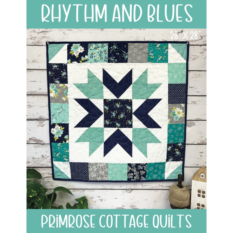 Rhythm and Blues – by Lindsey Weight of Primrose Cottage Quilts – Quilt PDF Pattern