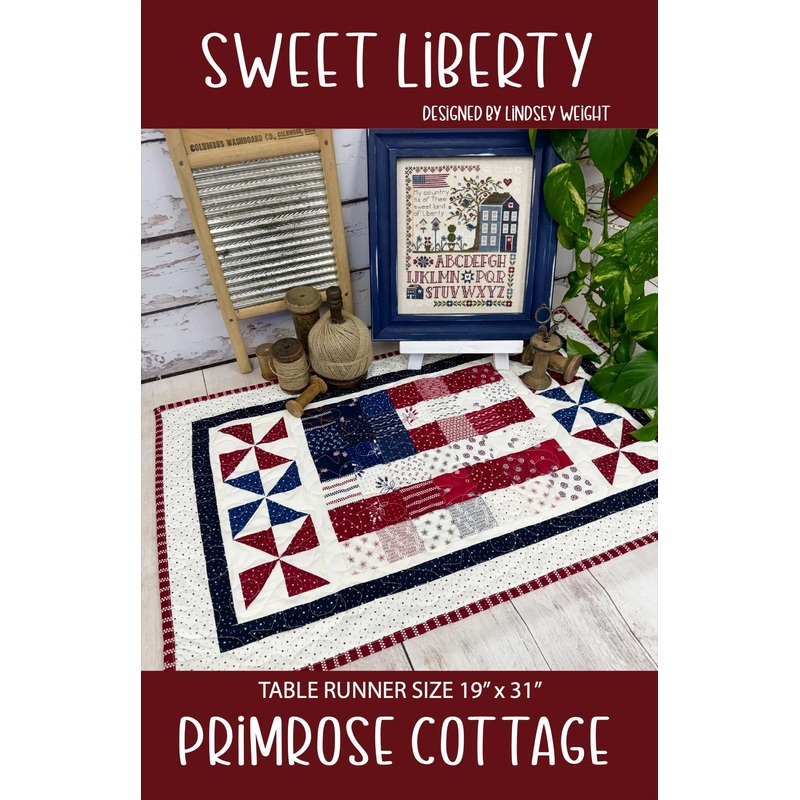 Sweet Liberty Quilt – by Lindsey Weight of Primrose Cottage Quilts – Quilt PDF Pattern