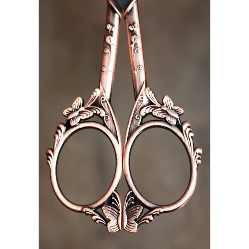 Butterfly Scissors|Antique Copper|Antique Gold