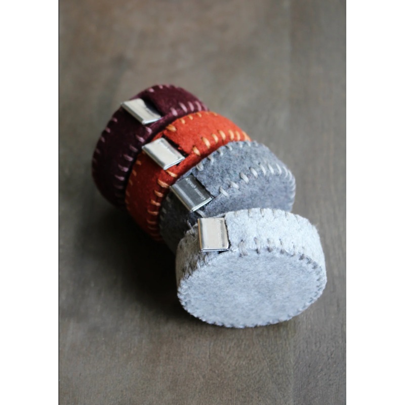 Hand-Stitched Woolen Tape Measures