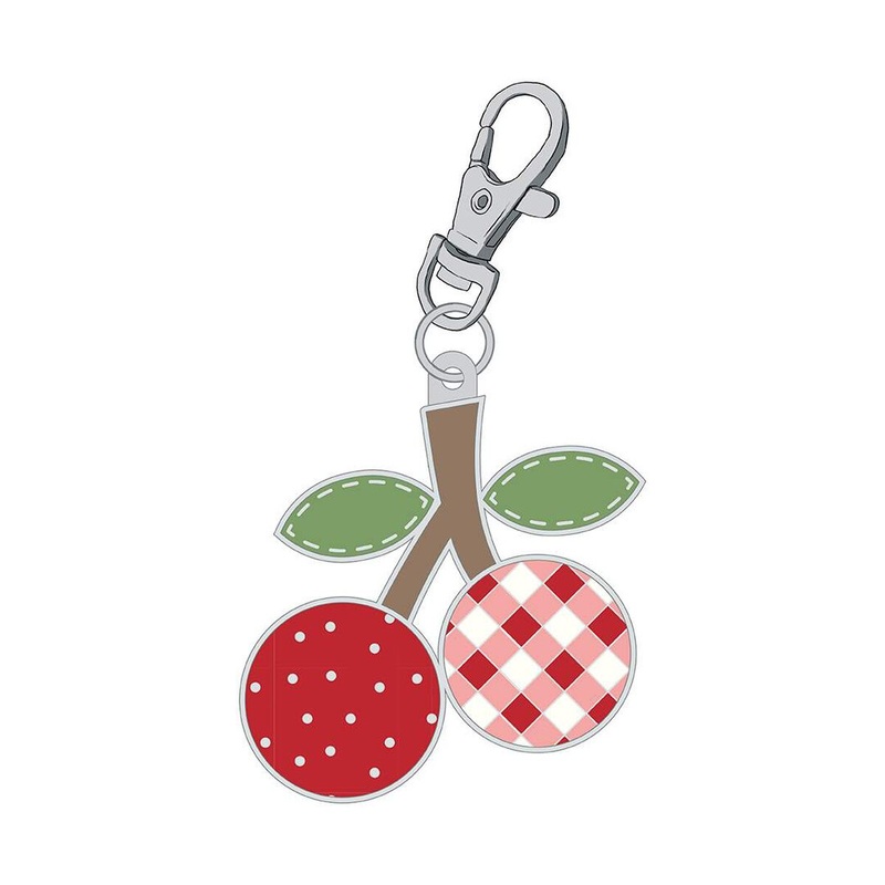 Lori Holt Enamel Happy Charm Cherries