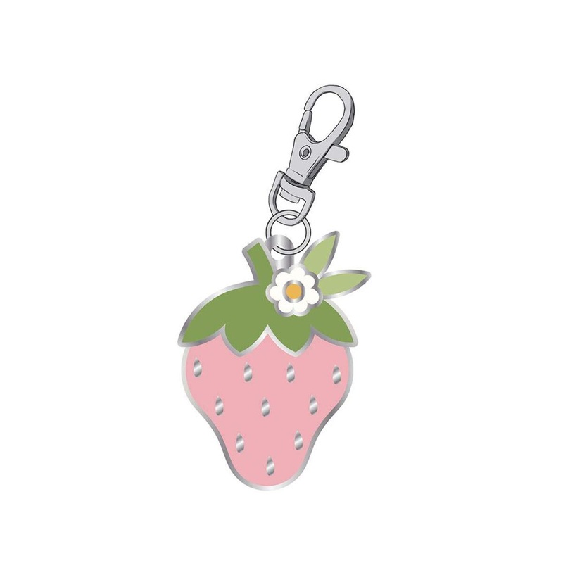 Lori Holt Enamel Happy Charm Strawberry