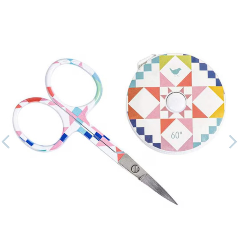 Scissor and Tape Measure Duo (2022) – Riley Blake Designs