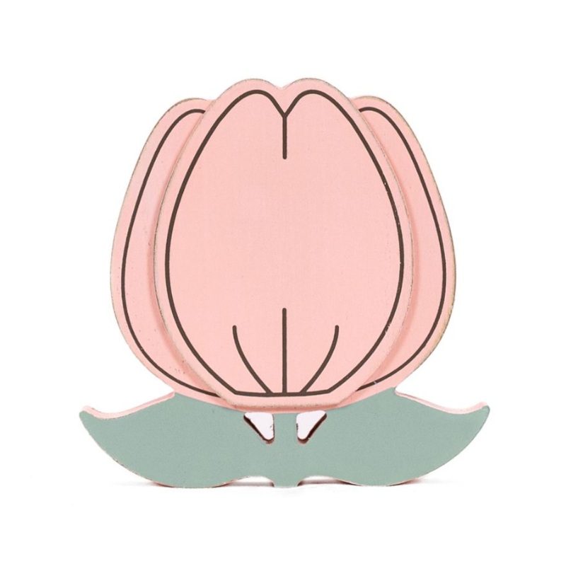 Tulip | Bunnies & Blooms Collection | chunky wood shape | 35017