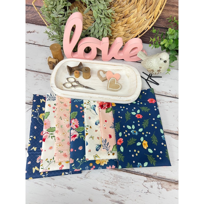 Melody by Beverly Mccullough for Riley Blake Designs – 7 Piece Fat Quarter Bundle