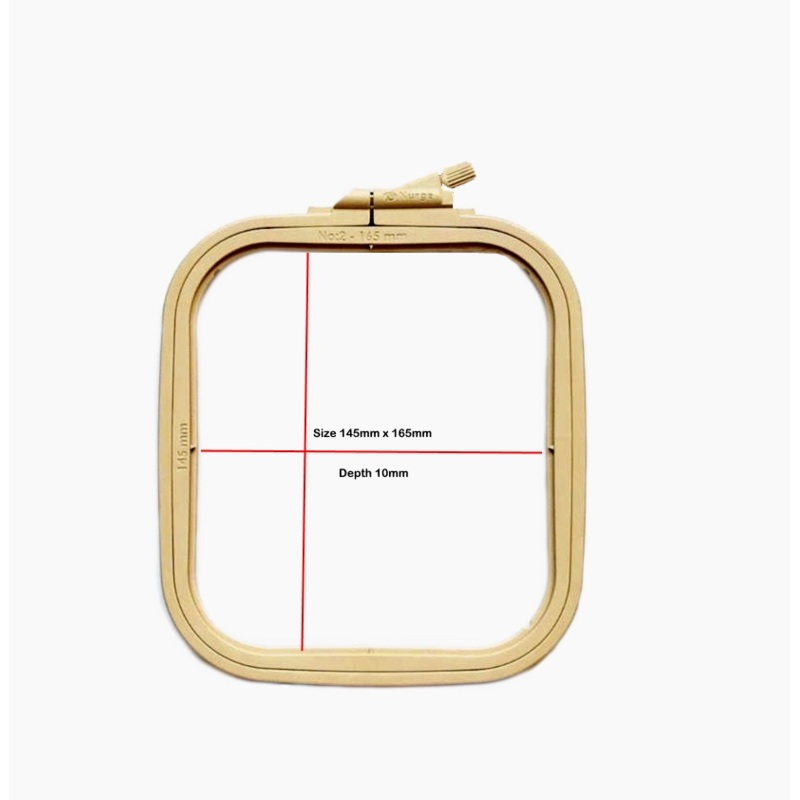 Nurge Square Plastic Hoops 145 X 165mm (5.7 X 6 1/2)
