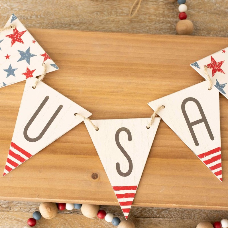 USA | American Summer Collection | 29x5x.15 wood swag | 45190