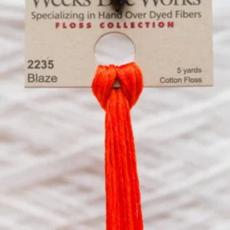 Blaze – Weeks Dye Works Cotton Floss #2235