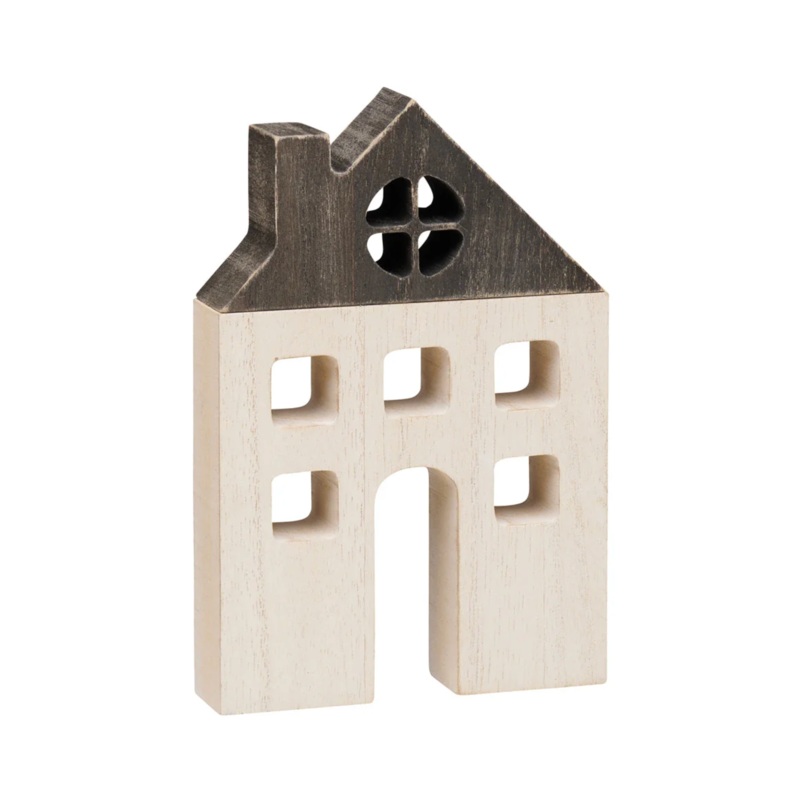Medium Plank House (black/white) | Collins Painting & Design | PS-8225