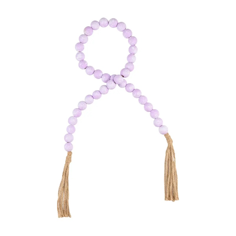 Purple Beaded Tassel | Collins Painting & Design | SW-1562